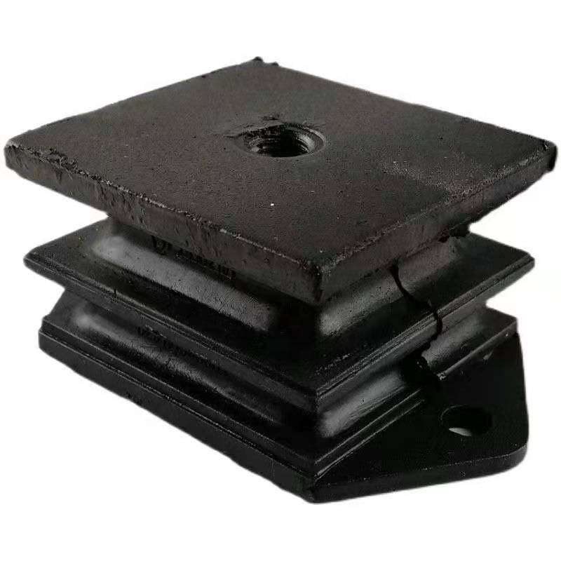 Shacman F2000 ইঞ্জিন ফ্রন্ট রাবার মাউন্ট DZ9114593001 উচ্চ শক্তি কুশন শক শোষক